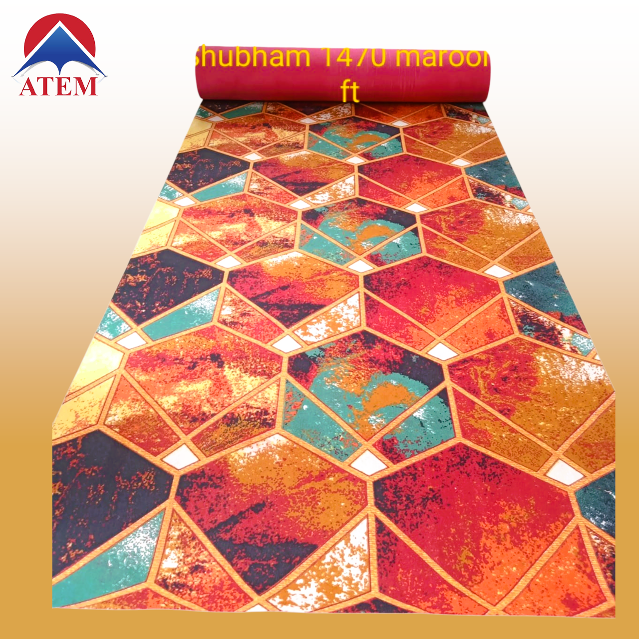 Shubham 1470 Maroon 6 feet