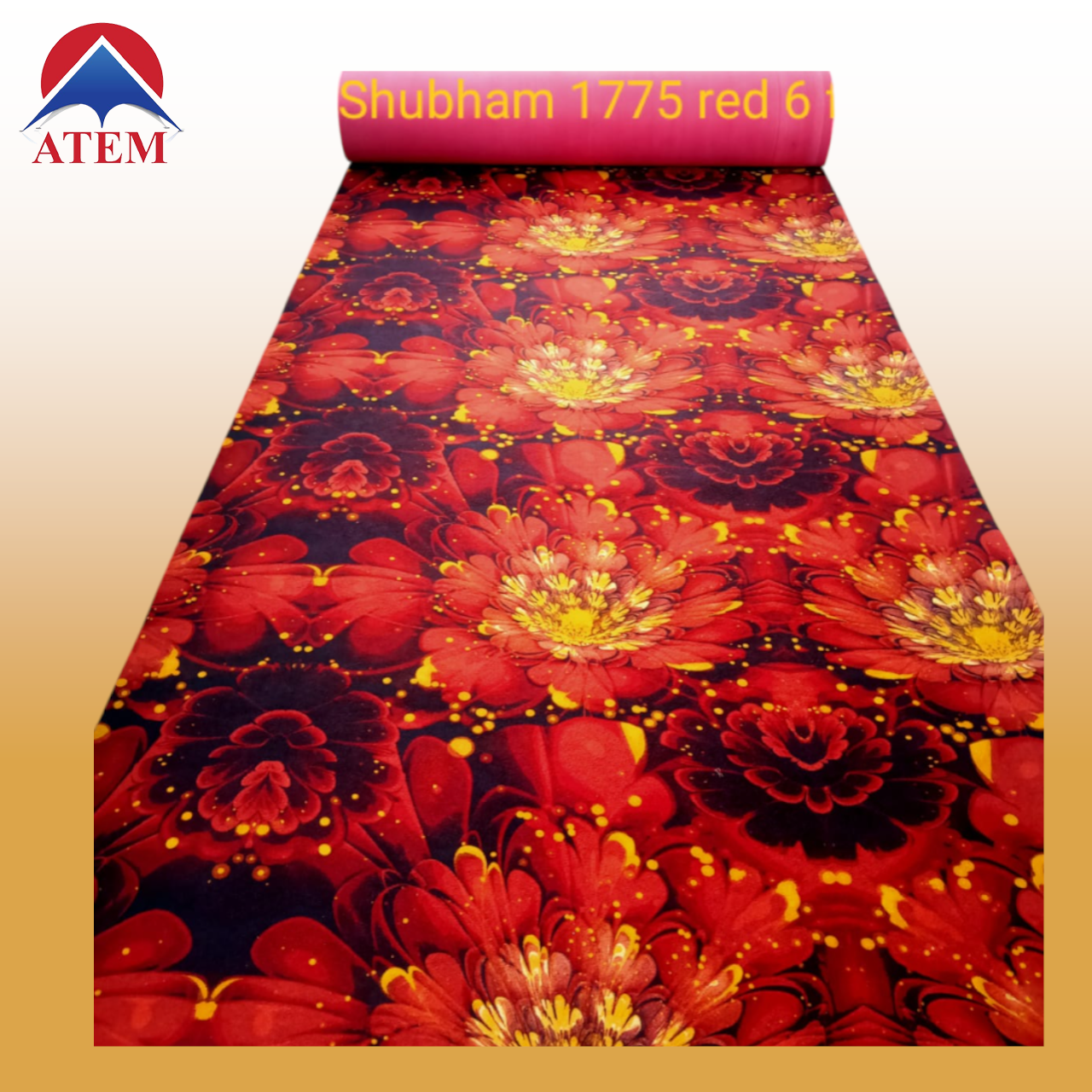 Shubham 1775 Red 6 feet