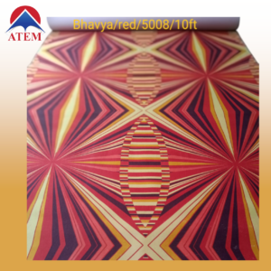 Bhavya 5008 Red 6 feet