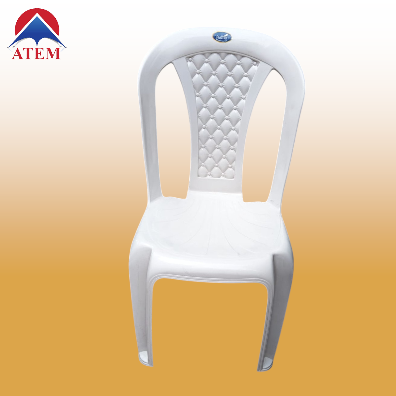 Without Handle Chair - Feather White
