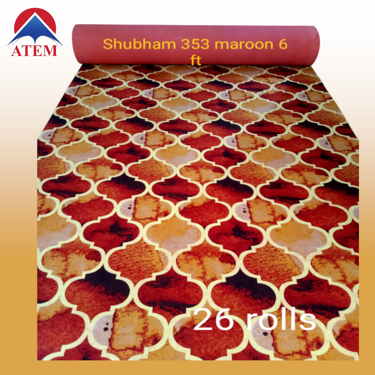 Shubham 353 Maroon 6 feet