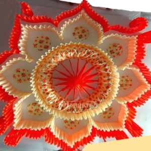 Double Jhumar Ceiling Laser cut 18x18