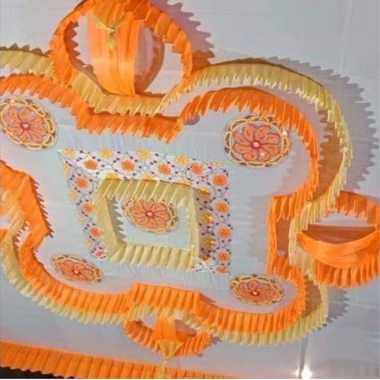 Double Jhumar Ceiling Heavy 15x15