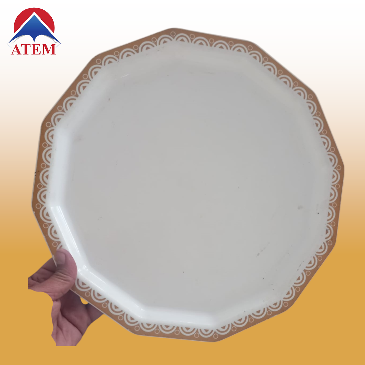 Melamine Plate Octagonal
