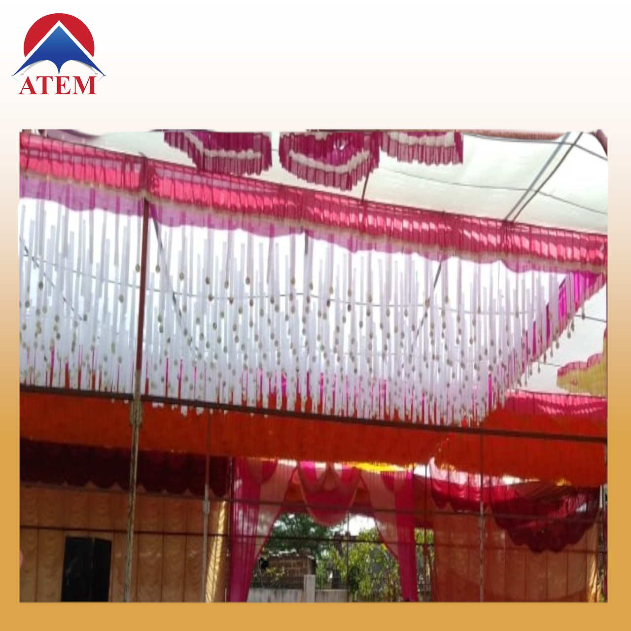 Ribbon Ceiling 10x12