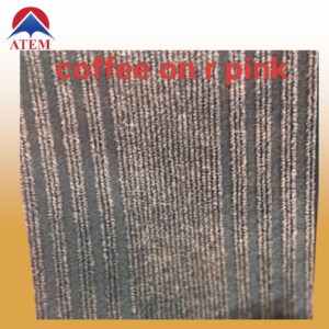 Stripe - Coffee on Pink 10 feet